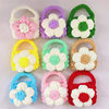 Finished Crochet Yarn Earphone Case Camellia Creative Couple Protective Cover Airpods2Pro Wallet