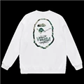 [pure cotton round neck sweatshirt] w121 white
