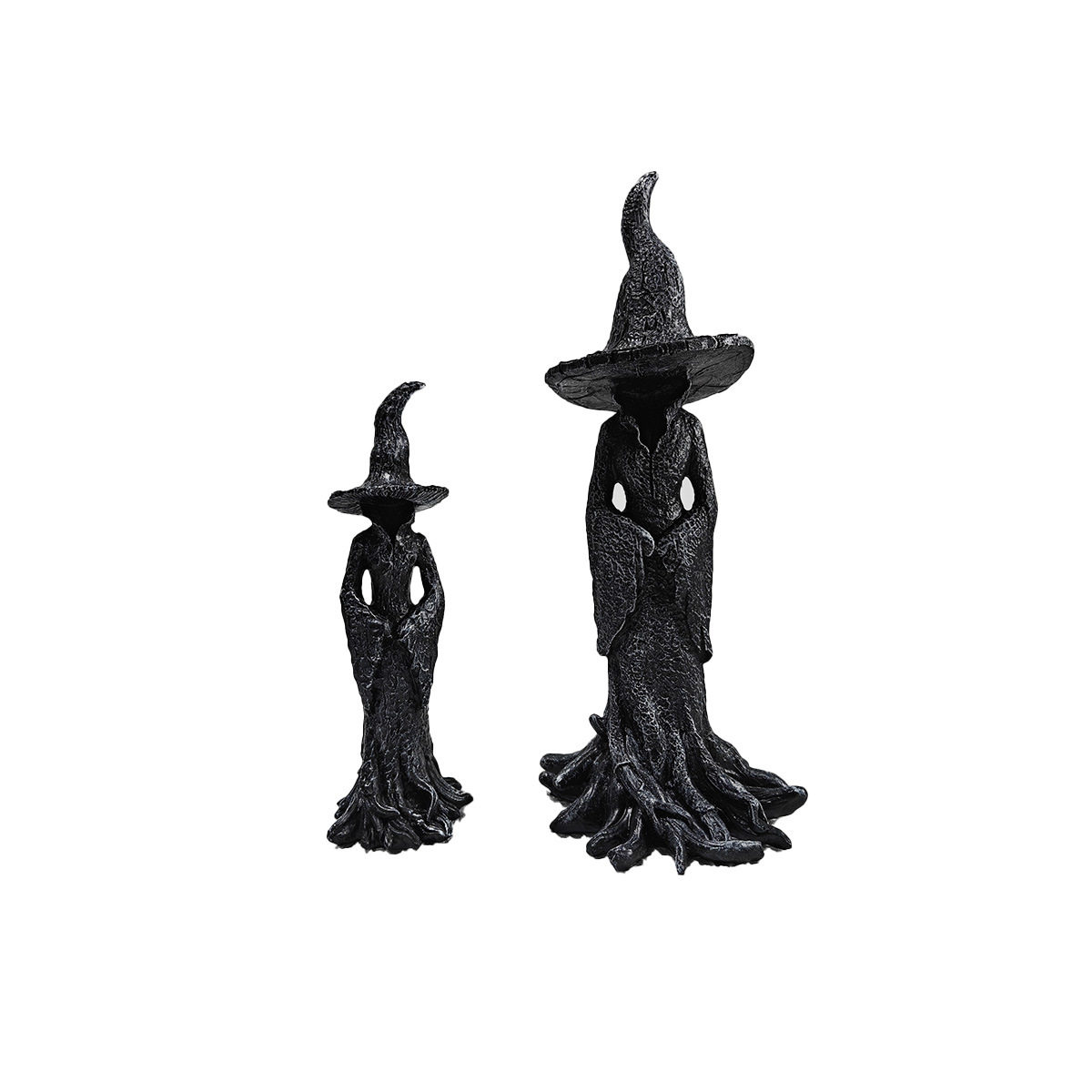 Cross-Border Amazon Resin Ornaments Halloween Crafts Ornaments Decoration Witch Ghost Ornaments Outdoor Decoration