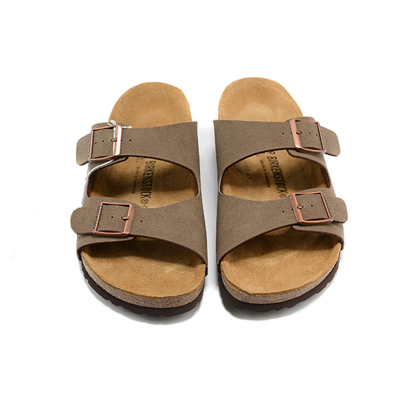 [Cross-border Foreign Trade-high quality] Wide BK Birkenstocks Arizona Slippers Cork Beach Sandals Birkenstocks