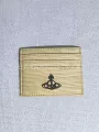 Yellow toothpick pattern card holder