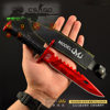 CSGO Game Surrounding Weapon Model M9 Butcher Full Metal Crafts Leather Case Version Weapon Model Keychain