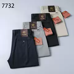Spring and Summer New Style Twill Tencel Modal Cotton High-End Men's Casual Pants Straight-Leg Solid Color Stretchy Business Versatile