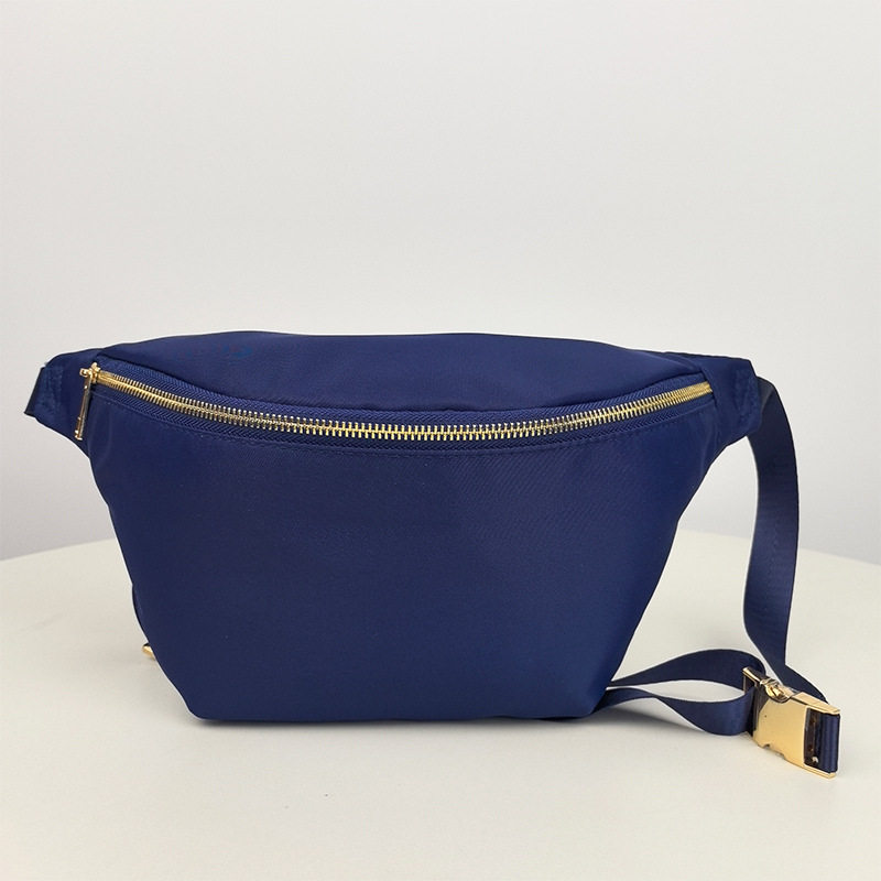 厂家直销尼龙防水腰包户外活动收纳包运动斜挎包马卡龙色跑步腰包