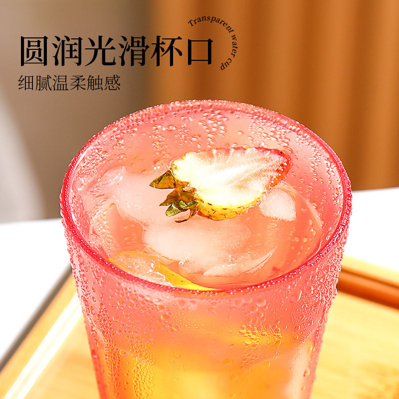 Factory direct imitation glass PS water cup hotel home restaurant tea cup juice cup anti-fall creative large capacity wine cup