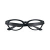 High-end Retro Cat's Eye Black Frame Myopia Glasses Women's Korean Style Square and Round Face Plain Face Anti-blue Light Can-match Internet Popular