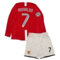 0809 manchester united champions league edition long sleeve no. 7 suit