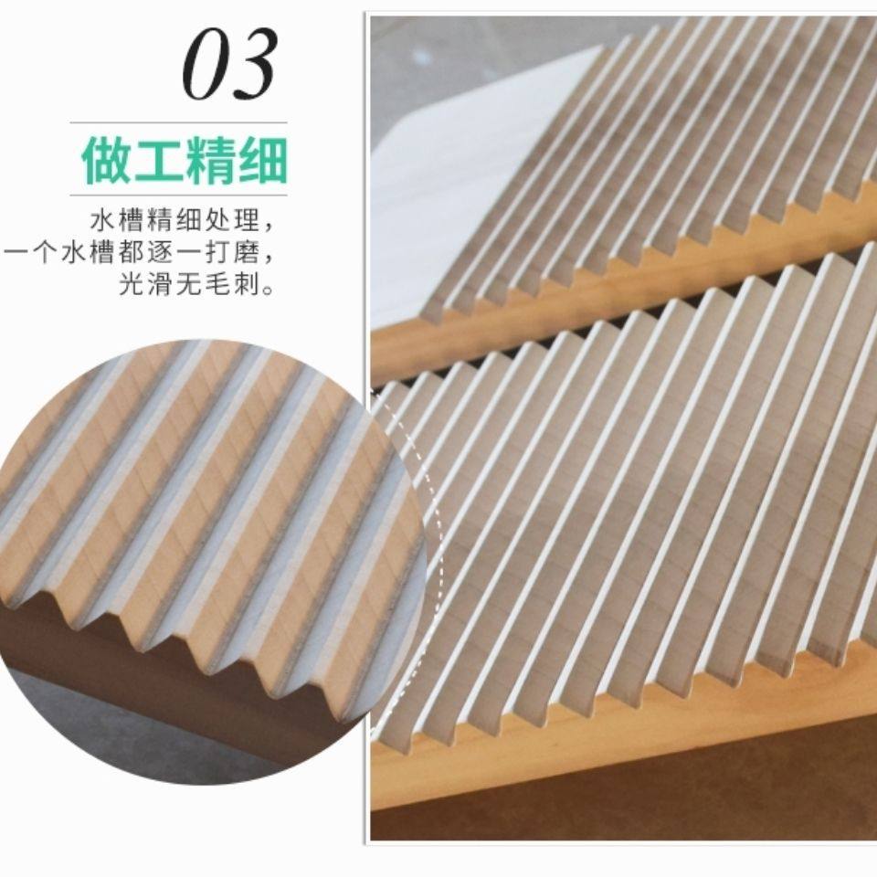 Factory Direct Sale Camphor Wood Washboard Solid Wood Thickened Full-Size Washboard Household Kneeling Board