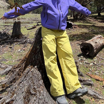 Big Brand Women's Softshell Pants for Autumn and Winter 2025, New Outdoor Windproof and Waterproof Hiking, Skiing, Mountaineering Sports Cargo Pants