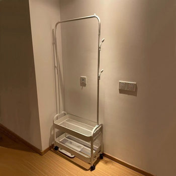 Easy Coat Rack Floor-Standing Clothes Rack Bedroom Storage Rack Removable Dormitory Indoor Clothes Drying Rack
