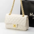 Off-white light gold chain