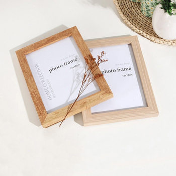 Best-selling simple photo frame creative European-style photo studio photo frame wooden photo frame table variety of multi-size manufacturers supply