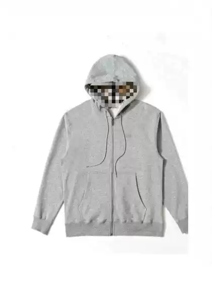War Horse British Style Embroidered Hooded Sweatshirt Trendy Versatile Solid Color Loose Casual Jacket War Horse Embroidery
