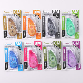 Baihang creative stationery correction tape high color value mini continuous with primary and secondary school supplies correction tape manufacturers