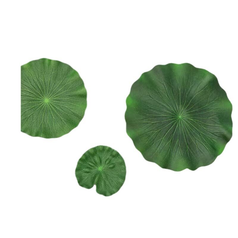 仿真荷叶莲叶 eva荷花叶子 假荷花 仿真花道具 舞台表演厂家直销