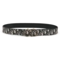 3 drops of glue gold buckle black belt