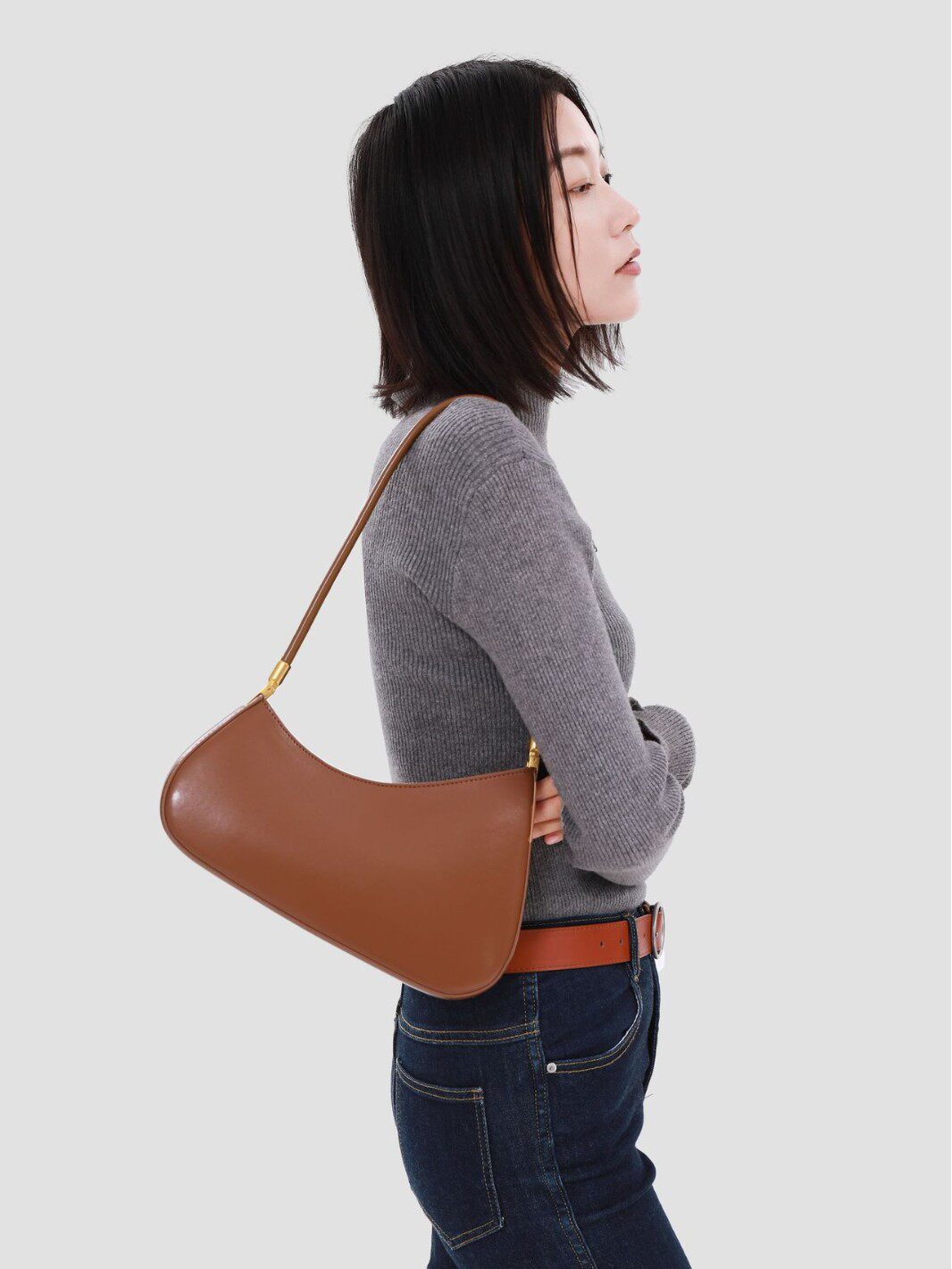 2025 autumn and winter new fashion Joker armpit bag Korean version of simple foreign style shoulder portable women's bag a generation of hair