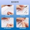 Deli stationery 8601 metal compasses engineering design drawing instruments students with refills compasses suit