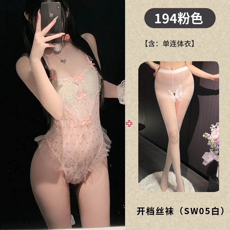 性感情趣内衣女透视诱惑情趣连体衣小樱桃纯欲情趣内衣一件代发