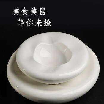 Creative Ceramic Special-Shaped Irregular Plate Western-style Molecular Cuisine Nongjiale Artistic Conception Dish Restaurant Fusion Dishes