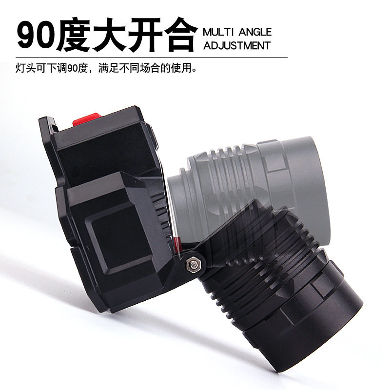 Cross-border bright LED induction headlights head-mounted night fishing lights charging bright outdoor lighting fishing lights wholesale