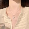 Titanium Steel Non-Fading Diamond Star and Moon Necklace for Women High-End Accessible Luxury Niche Design Safe Clavicle Chain Valentine's Day Girlfriend