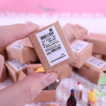 New Trendy Blind Box Toy Artificial Mini Express Package Food Play Drink Bottle Model Surprise Food Blind Bag