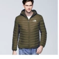 Army green + white label