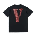 black print red