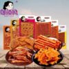 Wu hot mom 100g/90g/85g vegetarian beef balls vegetarian beef tendon mutton string bean curd spicy snacks spicy strips wholesale