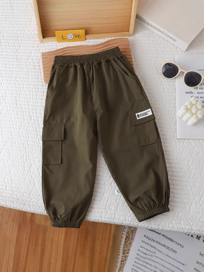 New Spring & Autumn Outerwear Casual Pants, Boys & Girls Cargo Pants, Toddler & Little Kid Loose Trousers Wholesale