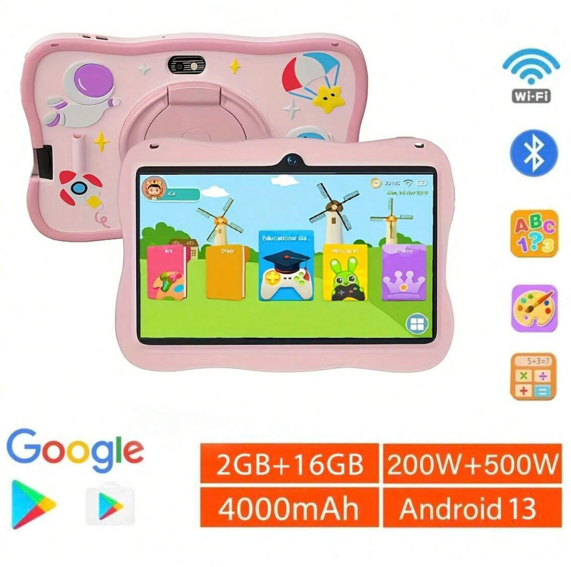 7-inch astronaut WIFI astronaut children's tablet toys children's early education reading