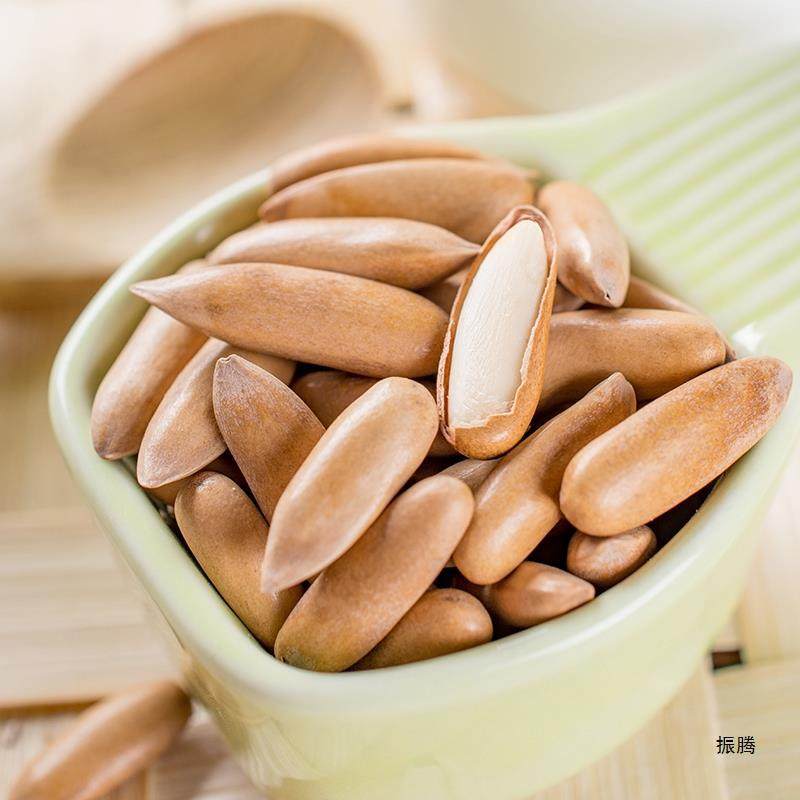 Brazil pine nuts new 500g bulk large grain original hand peeled nut snacks about 2000 wholesale