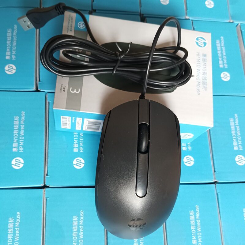 慧普M10有线USB鼠标台式电脑办公笔记本商务鼠标 电脑配件批发