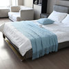 Cross-border Knitted Blanket Office Nap Blanket Leisure Sofa Cover Blanket Hotel Homestay Decorative Bed Tail Towel