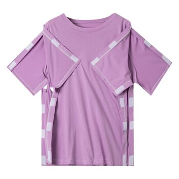 Summer patient care clothing easy to put on and take off hospital gown short sleeve cotton middle-aged and elderly medical clothing fracture clothing wholesale