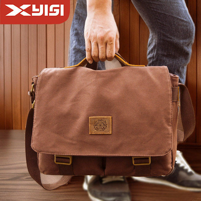 Men's Canvas Bag, Shoulder Bag, Crossbody Bag, Dual-Use Men's Bag, Retro Messenger Bag, Casual Simple Sports Style Casual Bag