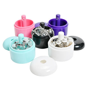 Printable Logo Cross-Border New Hot-Selling Jewelry Box Ring Necklace Bracelet Storage Box Portable Keychain Container