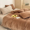Retro Korean Ins Polka Dot Milk Velvet Four-Piece Set Autumn and Winter Mix and Match Double-Sided Coral Velvet Quilt Cover Thickeneded Three-Piece Set 1