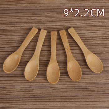 Bamboo spoon wholesale manufacturers for bamboo small spoon ice cream spoon honey spoon powder spoon coffee spoon carving logo