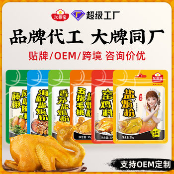 Jia Chubao Salt Baked Powder Salt Baked Chicken Powder Commercial Seasoning Seasoning Household Commercial Seasoning 30g Wholesale Customization