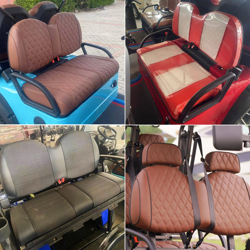 Four-Wheel Golf Cart Exported to North America, 48V-72V Lithium Battery, 4-6 Seats, Shuttle Golf Cart, Electric Golf Cart G80