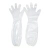 Gloves Housework Oil-proof Waterproof CPE Lined Thickened Gloves Washing Bowl Armguard 60cm Disposable CPE Food Grade