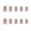PD-61 pink silver French Internet celebrity fake nail stickers wear nail manicure finished nail patch nail patch