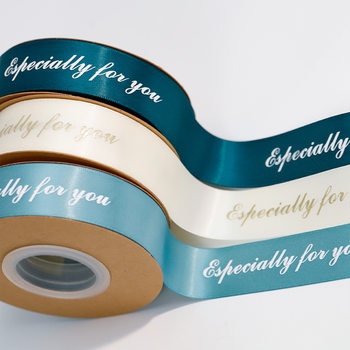 Lide Webbing Ink Craft Gift Box Bow Gift Packaging Ribbon Ribbon Multi-Color Printing Ribbon