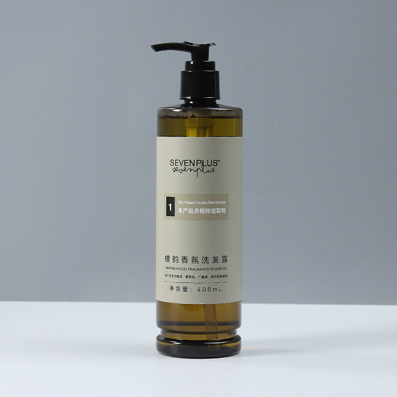 Sevenplus Sandalwood Fragrance Shampoo Shower Gel Conditioner Body Lotion Care Set for Hotel and B&B