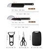 Outdoor Cutting Board Set Kitchen Household Stainless Steel Kitchen Knife Set Combination Slicing Knife Paring Knife Portable Set