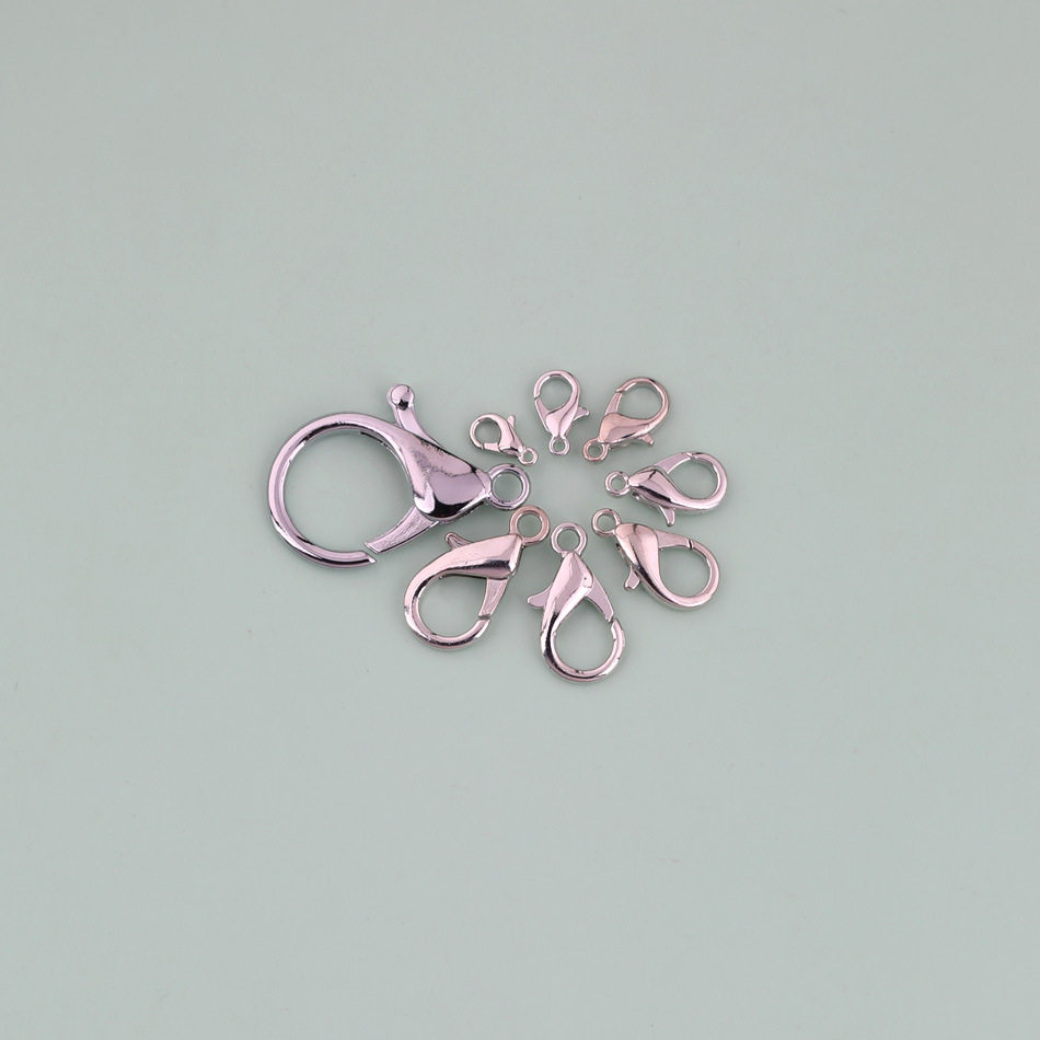 金属合金龙虾扣diy饰品手链项链收尾连接扣多色多规格材料配件