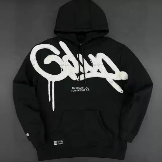 European and American Cross-Border Trendy Brand Letter 3D Printed Street Hoodies for Men and Women High Street Hip-Hop Casual Loose Pullover Sweatshirts
