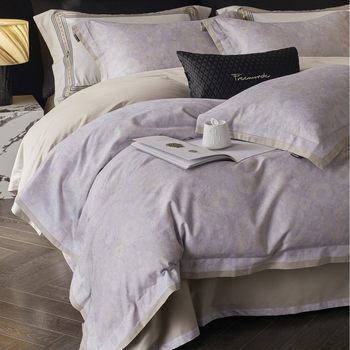 Modern Style Baby Skin Cotton Brushed Cotton Four-Piece Set Autumn and Winter Warm Super Soft Bedding Bedding Home Textiles an Ti